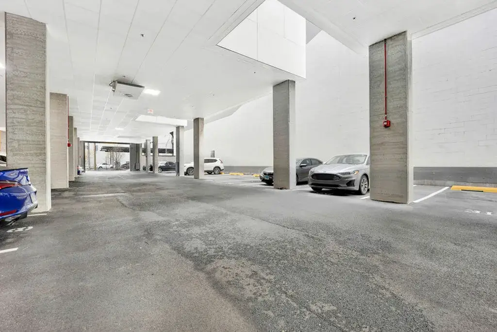 Garage parking at Post Chicago Apartments - Co-living apartments in Chicago
