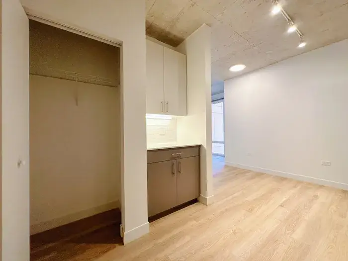 Studio at Post Chicago Apartments, Lincoln Park furnished apartments.