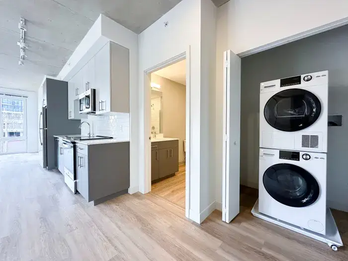 Interior apartment at Post Chicago Apartments, Lincoln Park furnished apartments.